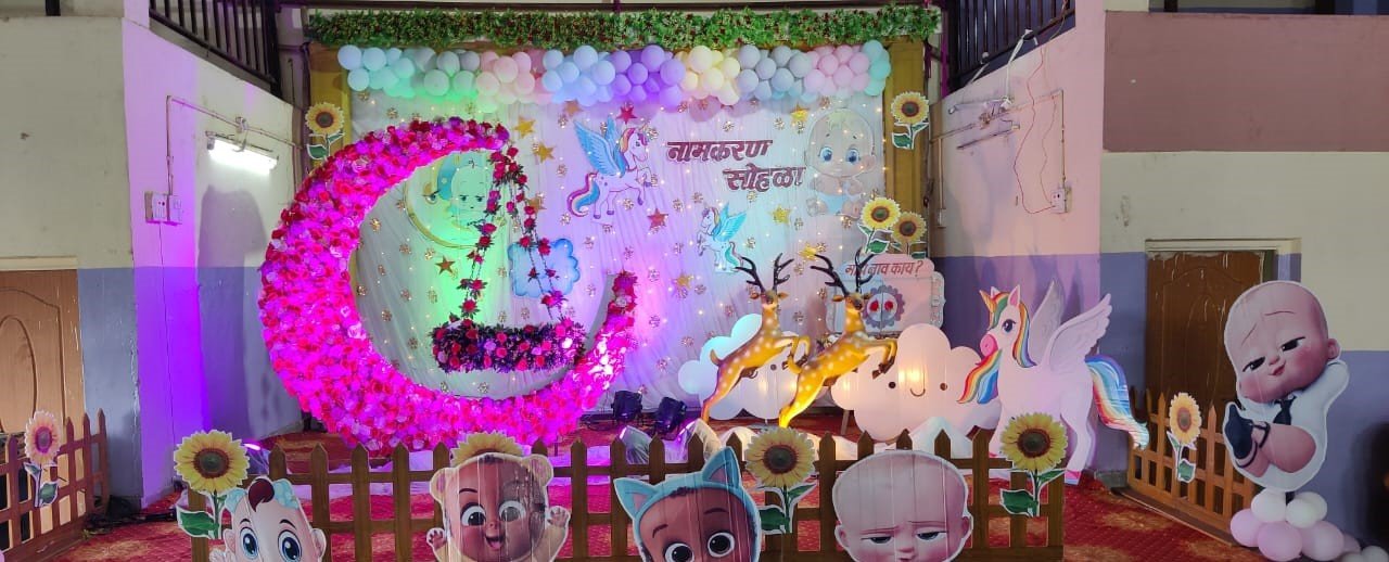 Decorative Event Backdrop by Moryaa Caterers Maharashtra