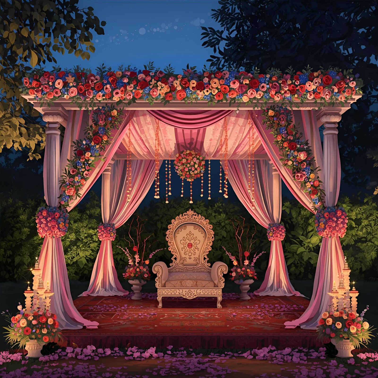 Traditional and Modern Wedding Mandap Decoration Pune